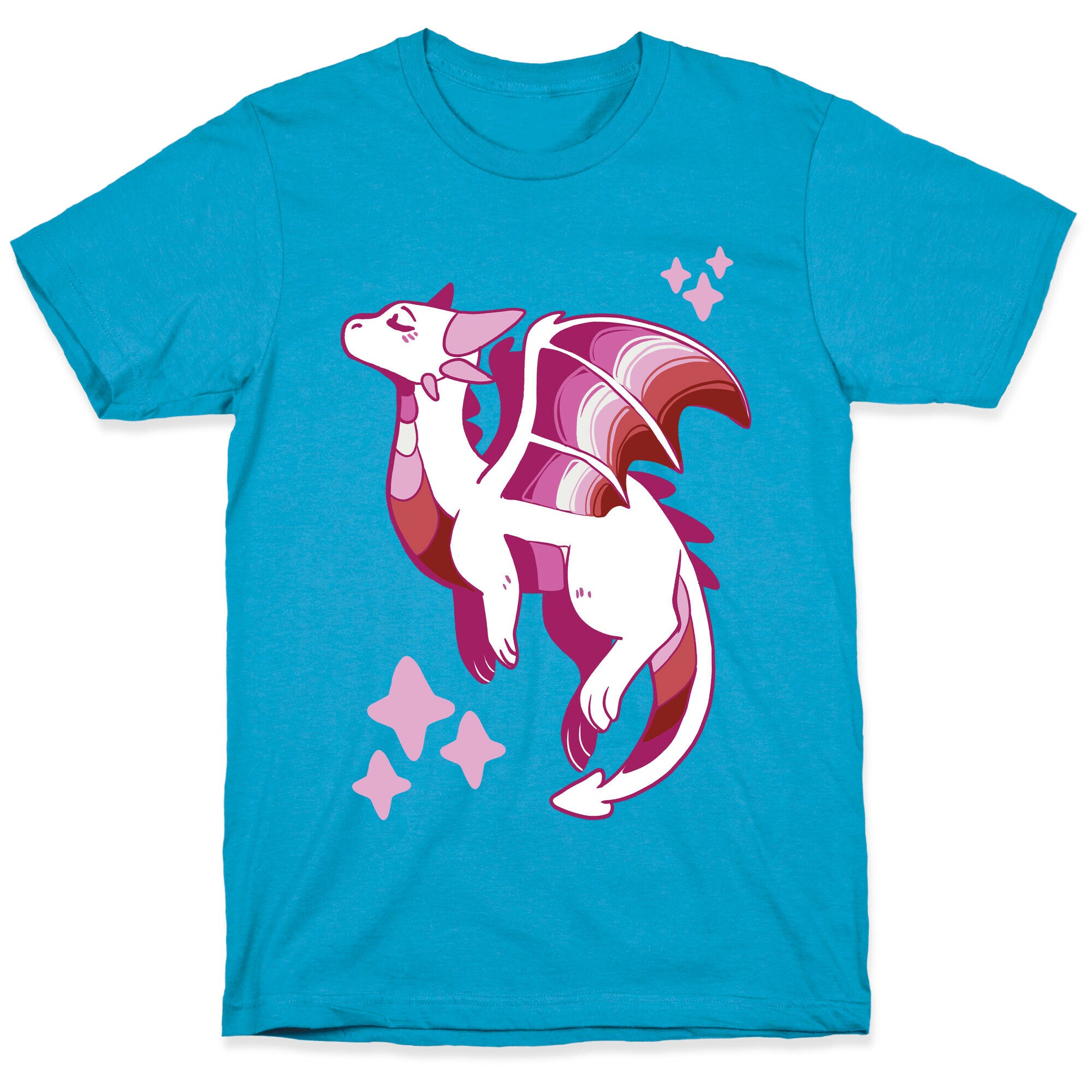 Lesbian Pride Dragon Unisex Triblend Tee